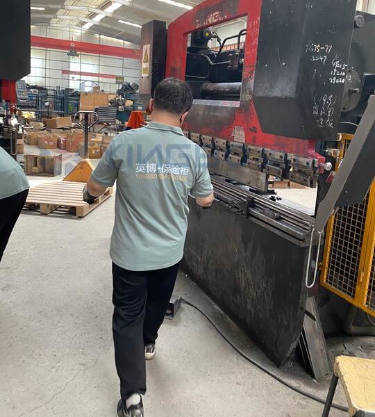 Hebei Yingbo Safe Boxes Co., Ltd linha de produção do fabricante