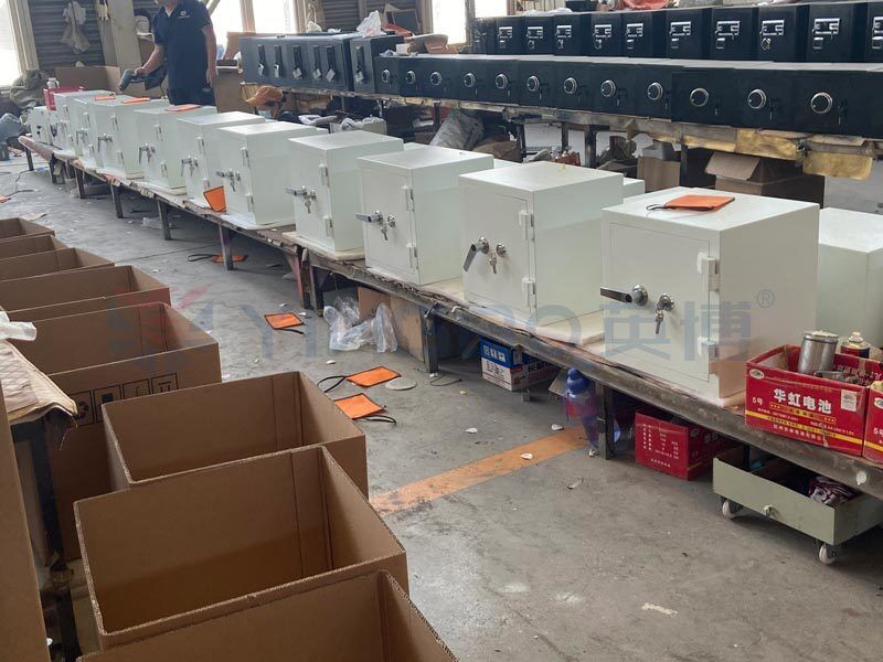 Hebei Yingbo Safe Boxes Co., Ltd linha de produção do fabricante