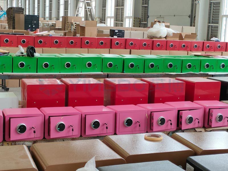 Hebei Yingbo Safe Boxes Co., Ltd linha de produção do fabricante