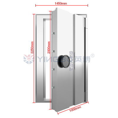 H2250*W1450mm Anti-Cut Modern Bank Vault Door Three Lock Linkage YB/VC-2