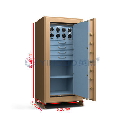 H1600mm Luxury Watch Winder Safe Segurança de impressões digitais Segurança de jóias
