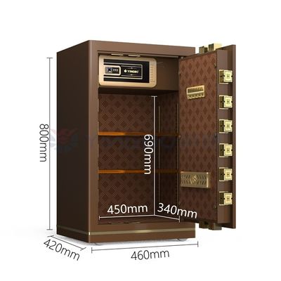 Caixa de segurança inteligente de alarme duplo para segurança de escritório H800mm YB/N7-80