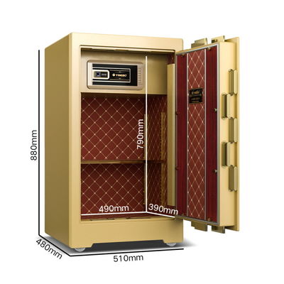 5.5 Cu Ft Alarme Duplo Banco de Segurança 126±2kg 4 vias abertas Smart Safe Box YB/ZY-80