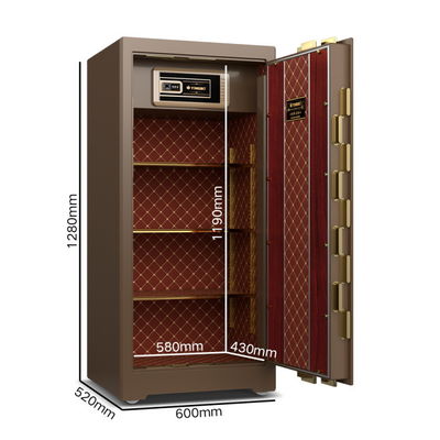Alarme duplo Luxury Commercial Safe Box Bloqueio de impressões digitais para Segurança YB/ZY-120