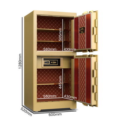 208±2kg Caixa de segurança OEM Luxury Safes 4 Open Ways YB/ZY-120D