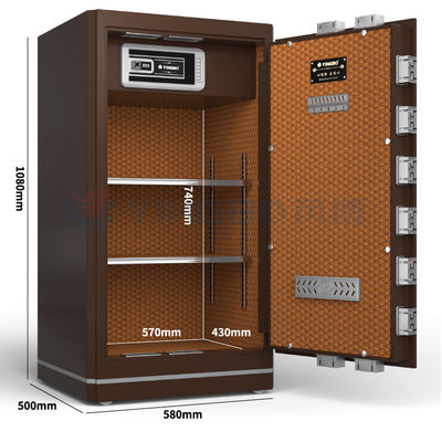 6.4 Cu Ft caixa de segurança de alarme duplo para escritório em casa YB/N6-100