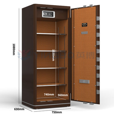 Bloqueio biométrico de impressões digitais Caixa de segurança doméstica grande para segurança H1880mm YB/N6-180