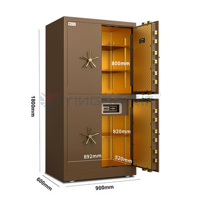Fechadura de impressão digital biométrica Porta de cofre móvel de aço maciço YB/DK180