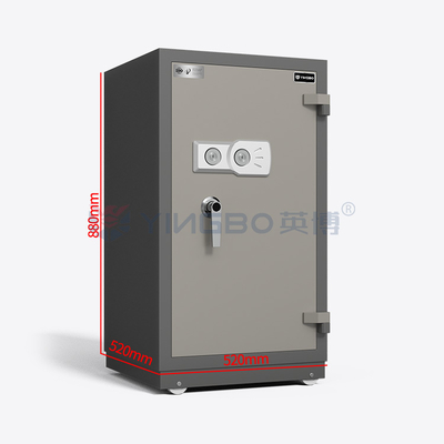 Cofre à prova de fogo de 145KG com resistência ao fogo de 30-120 minutos Cofre de segurança Proteja seus objetos de valor