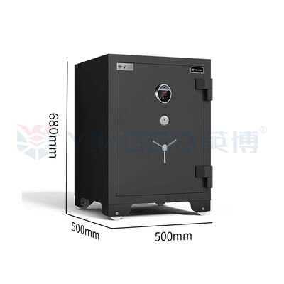 Cofre à Prova de Fogo para Serviços Pesados ​​com Sistema de Alarme e Fechadura por Impressão Digital