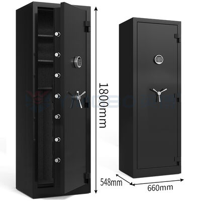 Caixa Forte Grande para Rifles, Cofre para Armas de Fogo, Proteção, Resistente ao Fogo