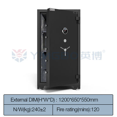 Yingbo Large Fireproof Safe 2 Horas Fireproof Best Fireproof Safe Para Jóias de Dinheiro