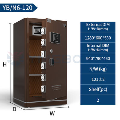 Cofres de luxo para casa, cofre pequeno, para casa, bloqueio biométrico, impressão digital, cofre para casa