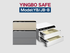 Impressões digitais Bloqueio de jóias caixa de segurança pop-up automático