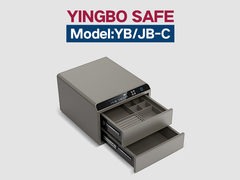 caixa de cofre de jóias de luxo alarme duplo