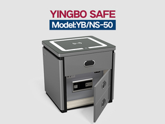 Carregamento sem fio de caixa de segurança inteligente cinza YB/NS