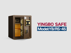 YB/RS-45 impressão digital fechadura casa cofres café