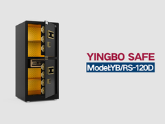 YB/RS-120D impressões digitais fechado cofres domésticos preto