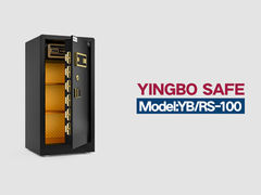YB/RS-100 impressões digitais fechado cofres domésticos preto
