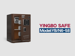 YB/N6-58 alarme duplo inteligente cofres-forte domésticos de aço maciço