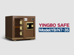 Caixa de segurança de escritório de aço maciço alarme duplo YB/N7-35