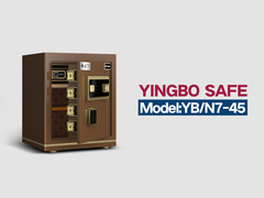 1.5 Cu Ft Caixa de segurança de escritório Bloqueio de impressões digitais YB/N7-45