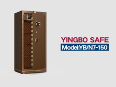 Caixa de segurança de escritório com fechadura biométrica de impressões digitais H1500mm YB/N7-150