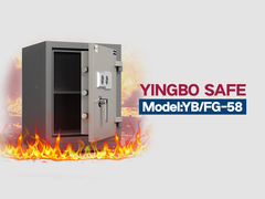 Caixa de segurança à prova de fogo YB/FG-58 dupla cor