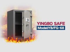 Caixa de segurança à prova de fogo YB/FG-68 dupla cor