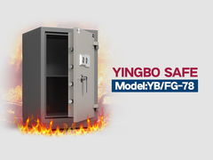 Caixa de segurança à prova de fogo YB/FG-78 dupla cor