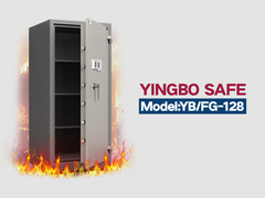YB/FG-128 Caixa de fechamento à prova de fogo chave desbloquear e função anti-roubo