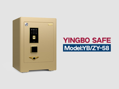 Caixa de segurança bancária YB/ZY-58 dourada