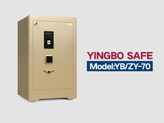 Caixa de segurança bancária YB/ZY-70 dourada