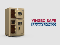 YB-N7-80D caixa de segurança de escritório - fechadura electrónica de ouro