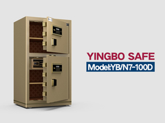 YB-N7-100D caixa de segurança de escritório - fechadura electrónica de ouro