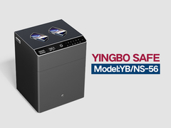 YB-NS - mesa de cabeceira de aço sólido gaveta cinza