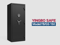 Caixa de segurança de arma YB-GS-150 prateada