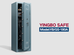 Caixa de segurança de arma YB-GS-180 azul 4