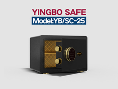 YB-SC-25 caixa segura para casa preta