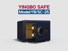 YB-SC-25 caixa de segurança para o lar - azul escuro