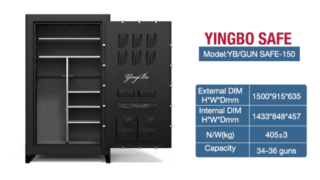 Armário de armas com senha, cofre para armas, cofre à prova de explosão, à prova de fogo